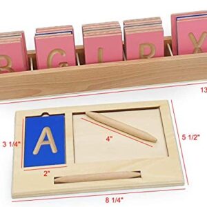 Amazing Child Mini Grooved Letter Tiles: Upper Sassoon Case with Stylus