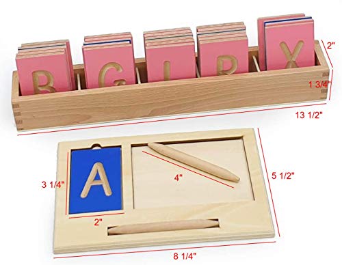 Amazing Child Mini Grooved Letter Tiles: Upper Sassoon Case with Stylus