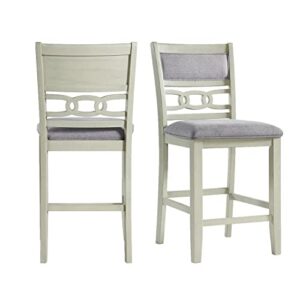 picket house furnishings taylor counter height side chair set in bisque