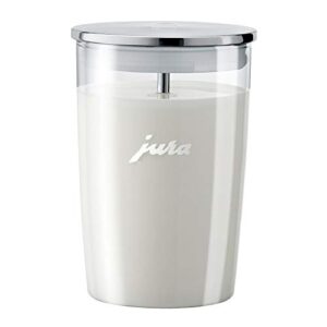 JURA GIGA 6 Automatic Coffee Machine, Silver and Glass Milk Container Bundle (2 Items)