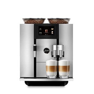 JURA GIGA 6 Automatic Coffee Machine, Silver and Glass Milk Container Bundle (2 Items)