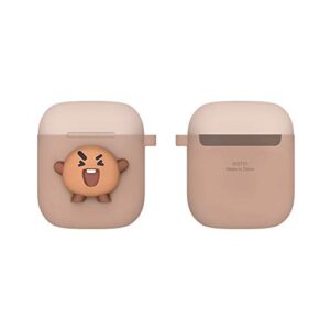 BT21 New Official Merchandise - Two-Tone Airpods Case (Pose Type) Ring Type (SHOOKY)