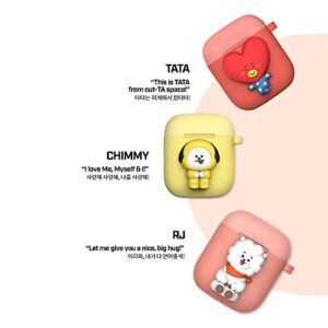 BT21 New Official Merchandise - Two-Tone Airpods Case (Pose Type) Ring Type (SHOOKY)