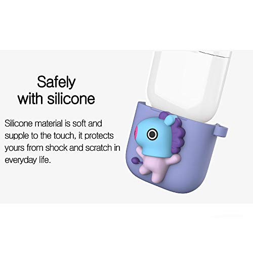 BT21 New Official Merchandise - Two-Tone Airpods Case (Pose Type) Ring Type (SHOOKY)