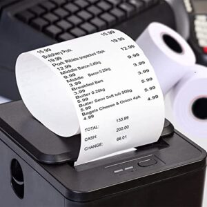 RyhamPaper 50 Rolls Thermal Receipt Paper, Thermal Paper 2 1/4" x 50' Pos Receipt Paper, Cash Register Rolls