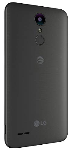 LG Phoenix 4 AT&T Prepaid Smartphone with 16GB, 4G LTE, Android 7.1 OS, 8MP + 5MP Cameras - Black (Renewed)