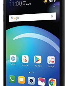 LG Phoenix 4 AT&T Prepaid Smartphone with 16GB, 4G LTE, Android 7.1 OS, 8MP + 5MP Cameras - Black (Renewed)