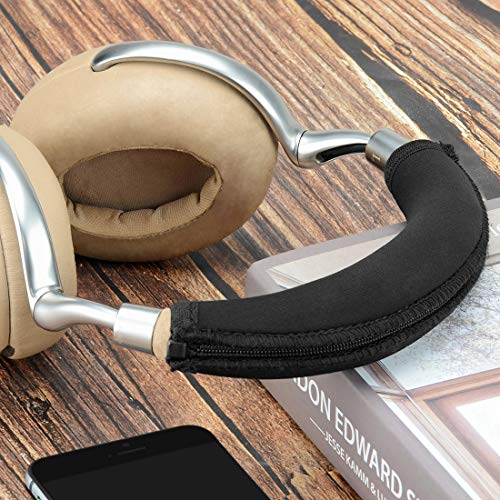 Geekria Headband Cover Compatible with Parrot Zik 3, Zik 2.0, Zik, Wireless Noise Cancelling Headphones/Replacement Headband/Headband Protector/Easy DIY Installation No Tool Needed (Black).