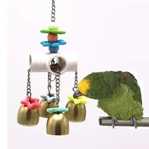 bird parrot bells toy with sweet sound for budgie parakeet cockatiel conure african grey lovebird