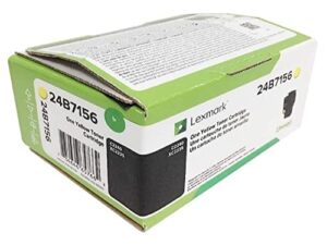 lexmark 24b7156 c2240 xc2235 toner cartridge (yellow) in retail packaging