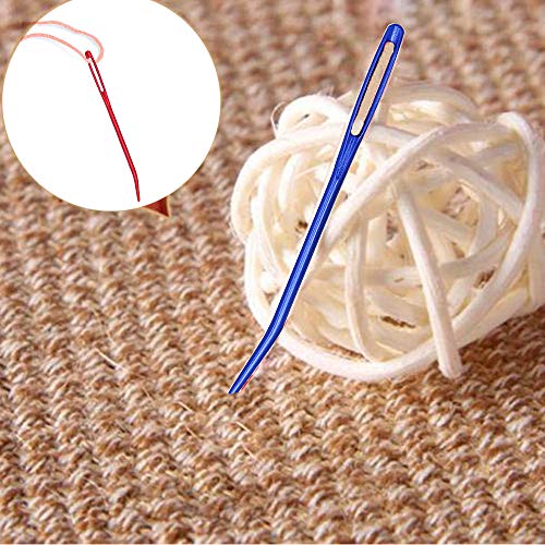 UOOU Yarn Needle,Weaving Needle Tapestry Needle Bent Needles for Crochet Large Eye Darning Needles with Storage Box for Knitting Crochet(Random Color)