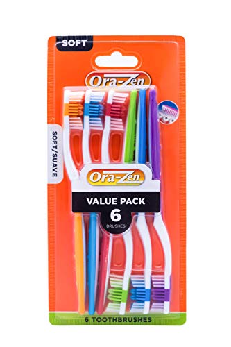 Ora-Zen 6-Each Soft Toothbrush