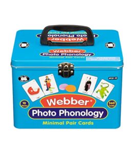 super duper publications | set of 10 photo phonology minimal pair flash cards fun deck combo | educational learning resource for children