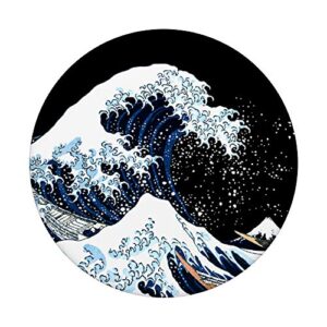 The Great Wave off Kanagawa Hokusai Japanese Art PopSockets PopGrip: Swappable Grip for Phones & Tablets