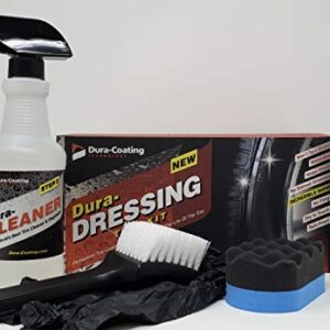 Dura-Dressing Total Tire Kit, Single Car Kit – Tire Dressing and Cleaning Kit – Made in The USA to Ensure Your Tires Shine and Look Great