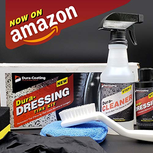 Dura-Dressing Total Tire Kit, Single Car Kit – Tire Dressing and Cleaning Kit – Made in The USA to Ensure Your Tires Shine and Look Great