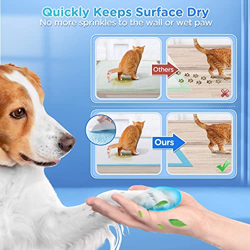 Gimars Ultra Absorbent Dog Pee Pads Extra Large Thicken 6 Layers - Leak-Proof Odor-Control Puppy Training Pads Quick Dry Pee Pads for Dogs