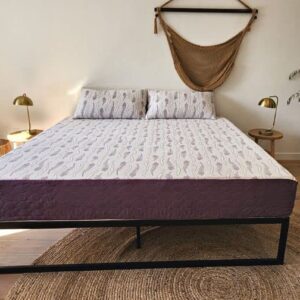 Sleep Touch Lavender Luxury -10inch, Made in USA, Gel-Infused Memory Foam Mattress & Pillows, CertiPUR-US Certified, Bed-in-a-Box (Eastern King)