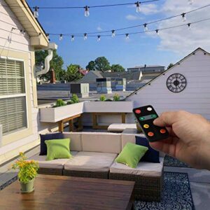 Brightech Smart Dimmer Plug Outdoor Smart Plug, Light Dimmer with Remote Control, Max Power 150W, Commercial Grade Dimmer for Dimmable Outdoor Lights