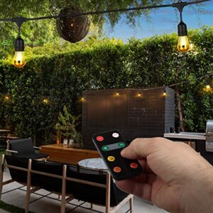 Brightech Smart Dimmer Plug Outdoor Smart Plug, Light Dimmer with Remote Control, Max Power 150W, Commercial Grade Dimmer for Dimmable Outdoor Lights