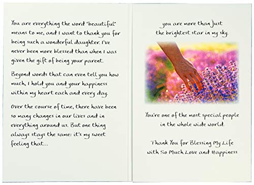 Blue Mountain Arts Greeting Card “Daughter, I Want You To Know That…” Is The Perfect Birthday, Graduation, “Thinking of You,” or “I Love You” Card From a Mom or Dad, by Douglas Pagels