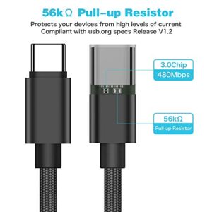 Micro USB to USB C Adapter,(2-Pack) Micro USB Female to USB Type C Male Convert Connector Fast Charging Compatible with Samsung Galaxy S23 S22 S21 S20 S10 S9 Note 10 9 8, LG V35 V30 G8 G7,Google,Moto