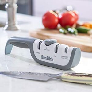 Smith's 51109 Select Angle Adjust Manual Knife Sharpener, White/Gray