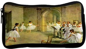 edgar degas hall of the opera pencil case for school supplies for office supplies, gameboy ds, mp3, or makeup supplies