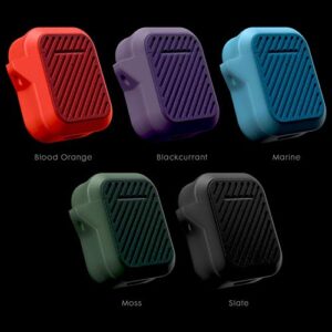 LAUT - Capsule IMPKT for AirPods 2 and 1 Charging Case | Ultra-Tough | Impact Ready | Front LED Visible (Slate)