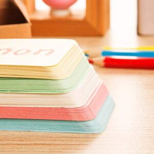 100Pcs Blank multicolour Cards Note Paper Business Cards Vocabulary Word Card Message Card DIY Gift Card Blank Paper Tags（Pink）