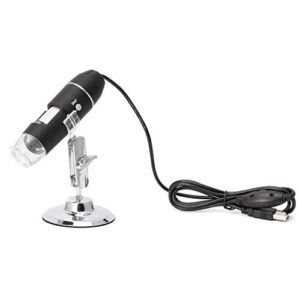 usb digital microscope 1600x camera endoscope 8led magnifier with metal stand