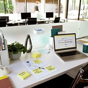 Post-it Pop-up Notes 3x3 in, 5 Pads, America's #1 Favorite Sticky Notes, Canary Yellow, Clean Removal, Recyclable (3301-5YW)