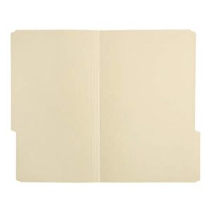 Amazon Basics File Folders, 1/3 Tab, 100-Pack, Legal (8.5" x 14"), Manila