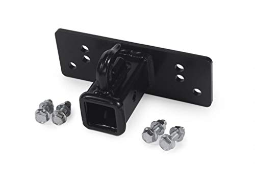 Front Receiver Hitch for Sub-Compact Tractors - Black