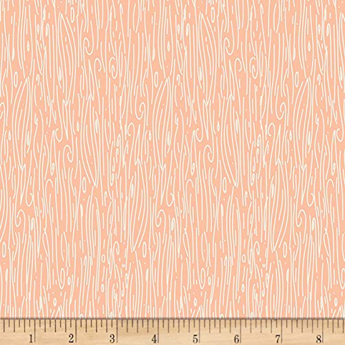 Art Gallery Fabrics Art Gallery Hello Bear Wild Wood Nectar Fabric, Orange