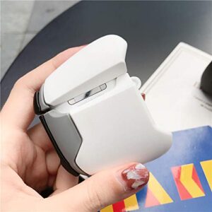 LEWOTE Silicone Case Compatible for Apple Airpods 1&2 Funny Cover[Best Gift for Kids Boys Girls] [Gamepad] (White)
