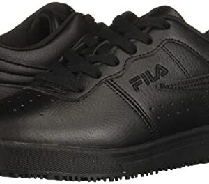 Fila womens Work Health Care Professional Shoe, Black/Black/Black, 8.5 US