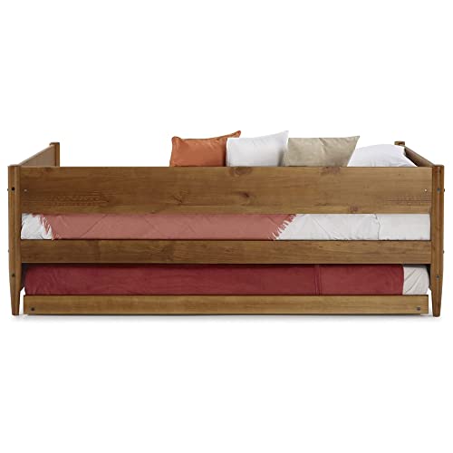 Camaflexi Mid-Century Daybed, Twin, Castanho