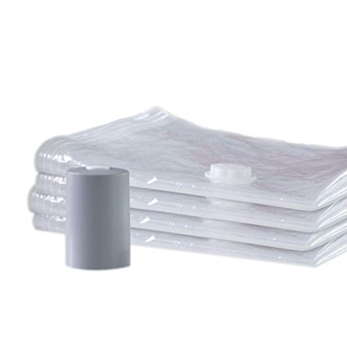 PAC 'N STACK Handheld Vacuum Sealing Storage with Bags, 4 Pack, Original Version, 4 Count