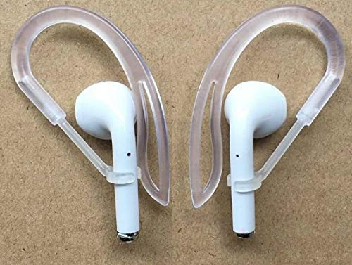 JNSA Air Pods Pro 2 Ear Hook [Compatible with AirPods Pro 2/1 & AirPods3/2/1] [Comfort][Lightweight][Anti Slip , Anti Drop , Anti Lost] AirPod EarHooks Clear