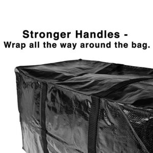 BAG-THAT! 5 Moving Bags Heavy Duty Extra Large Stronger Handles Wrap Storage Bags Totes for Storage Packing Bags Moving Supplies Storage Boxes Storage totes Moving Boxes Packing Supplies Packing Box