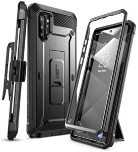 supcase unicorn beetle pro series case for samsung galaxy note 10 (2019 release), full-body rugged holster & kickstand without built-in screen protector (black)