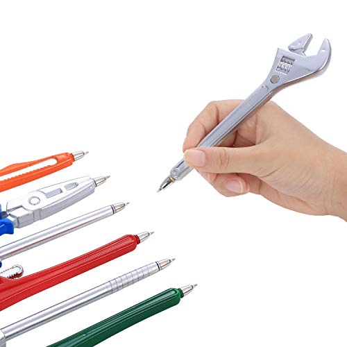 Novelty Tool Ballpoint Pens Fun Pens Writing Ballpoint Pens for Kids Adults School Office Gift Stationary Supplies (12 Pcs)