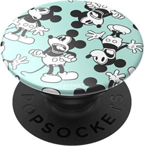 popsockets: popgrip with swappable top for phones & tablets - mickey mint pattern