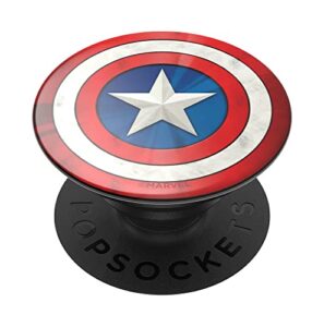 ​​​​popsockets phone grip with expanding kickstand, popsockets for phone - captain american icon
