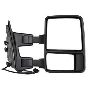 FEIPARTS Tow Mirrors Fit for 1999-2015 for Ford for F250/for F350/for F450/for F550 Super Duty Towing Mirrors with Left Right Side Manual Operation Non-Heated with Turn Signal Light