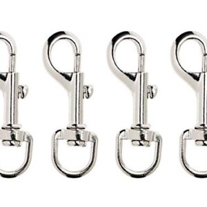 PENTA ANGEL 4Pcs Dog Leash Clasp Heavy Duty Snap Hooks Clips Pet Leashes Key Chain with Spring Buckle for Linking Pet Collar (4 PCS)