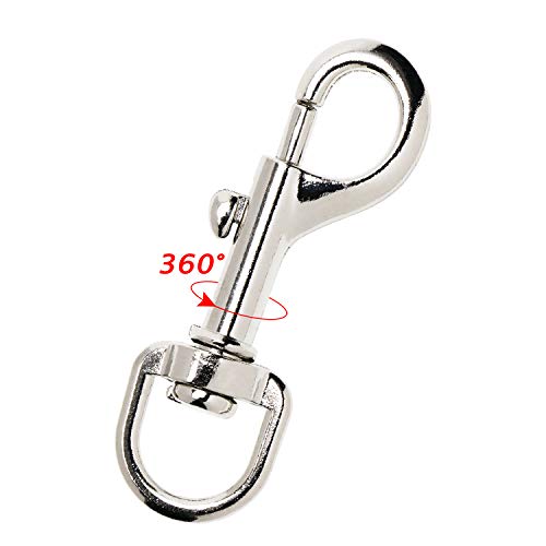 PENTA ANGEL 4Pcs Dog Leash Clasp Heavy Duty Snap Hooks Clips Pet Leashes Key Chain with Spring Buckle for Linking Pet Collar (4 PCS)