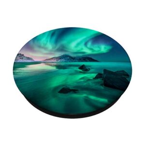 Northern Polar Lights PopSockets Swappable PopGrip