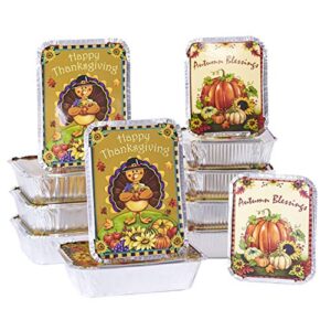 the lakeside collection 12-pc. goodie containers thanksgiving